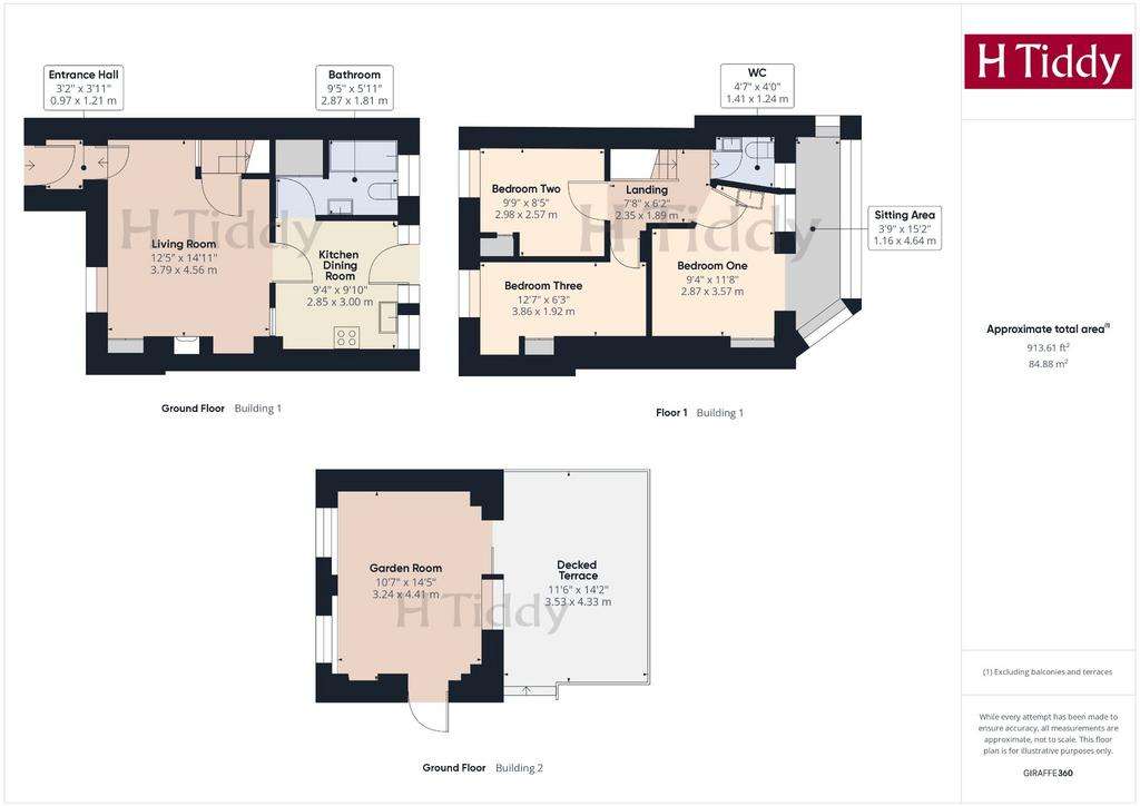 3 bedroom cottage for sale - floorplan