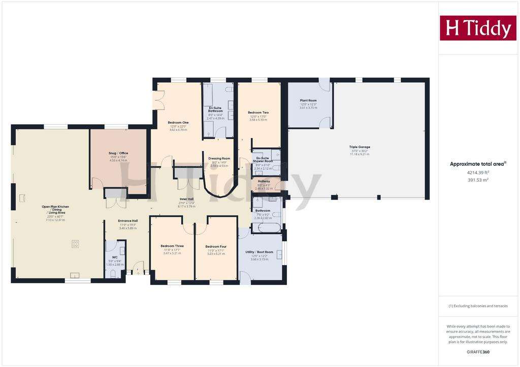 4 bedroom detached house for sale - floorplan