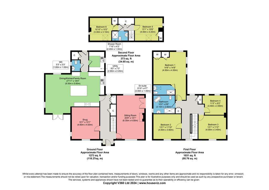 6 bedroom detached house for sale - floorplan