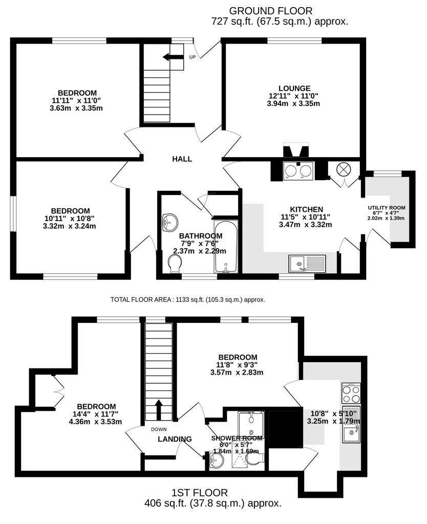 4 bedroom house for sale - floorplan