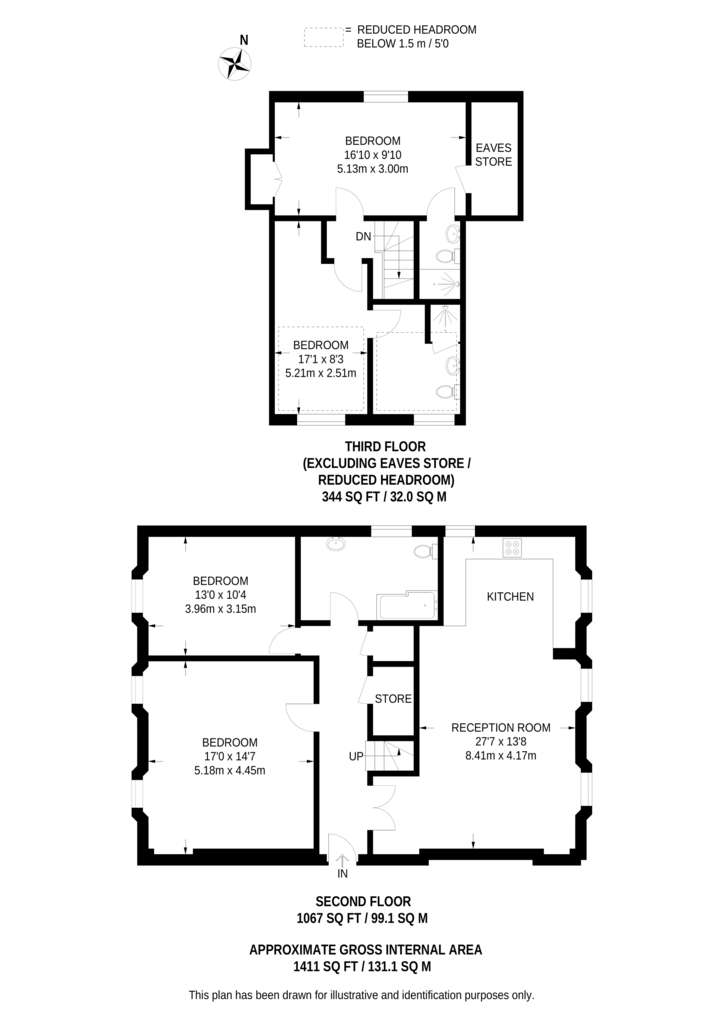 4 bedroom flat to rent - floorplan