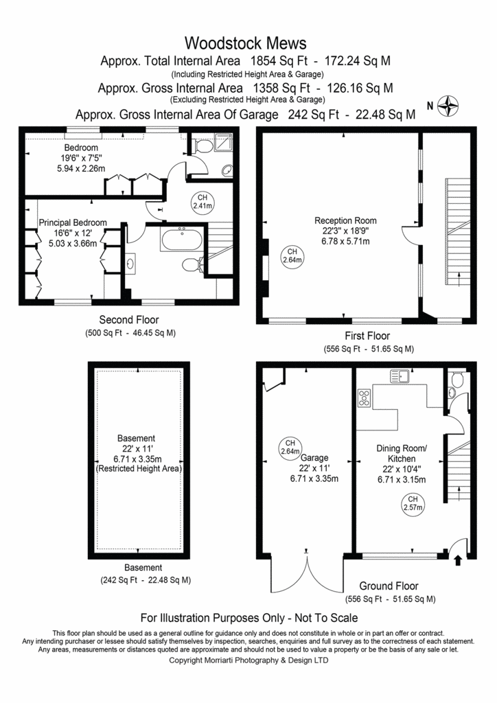 2 bedroom mews house for sale - floorplan