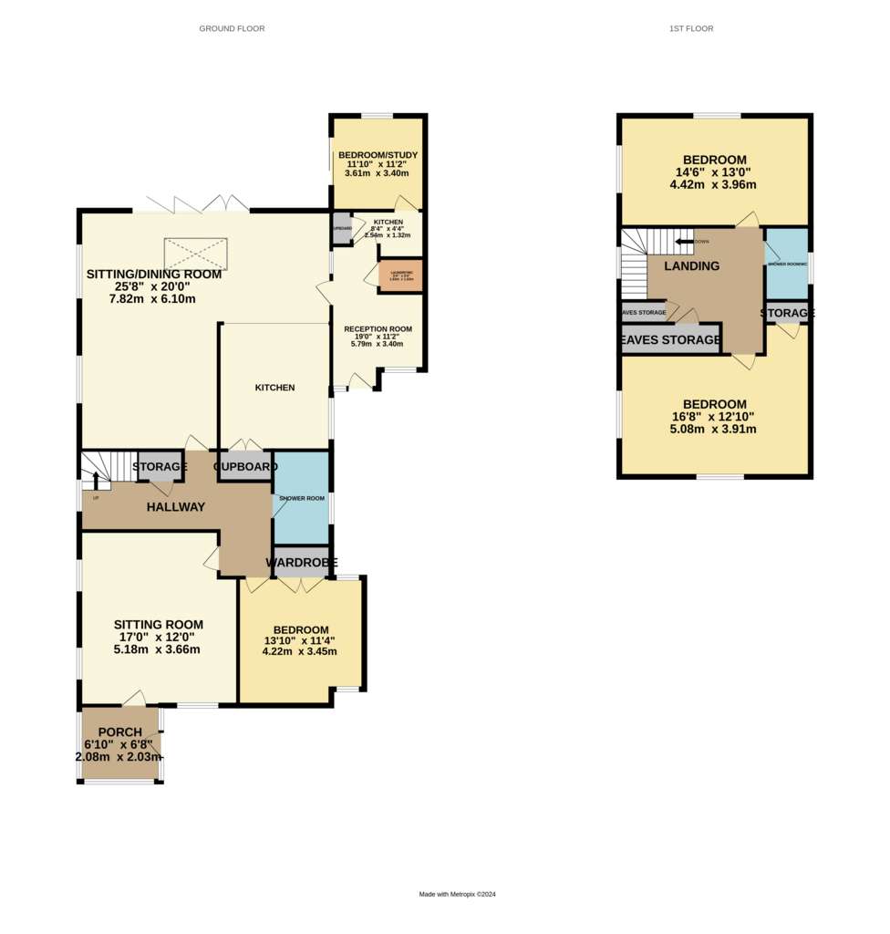 4 bedroom bungalow for sale - floorplan