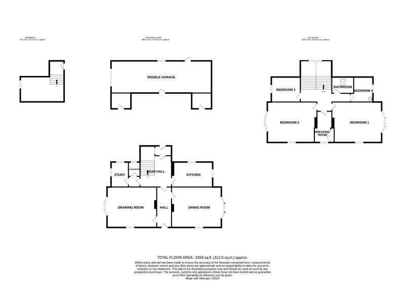 4 bedroom detached house for sale - floorplan