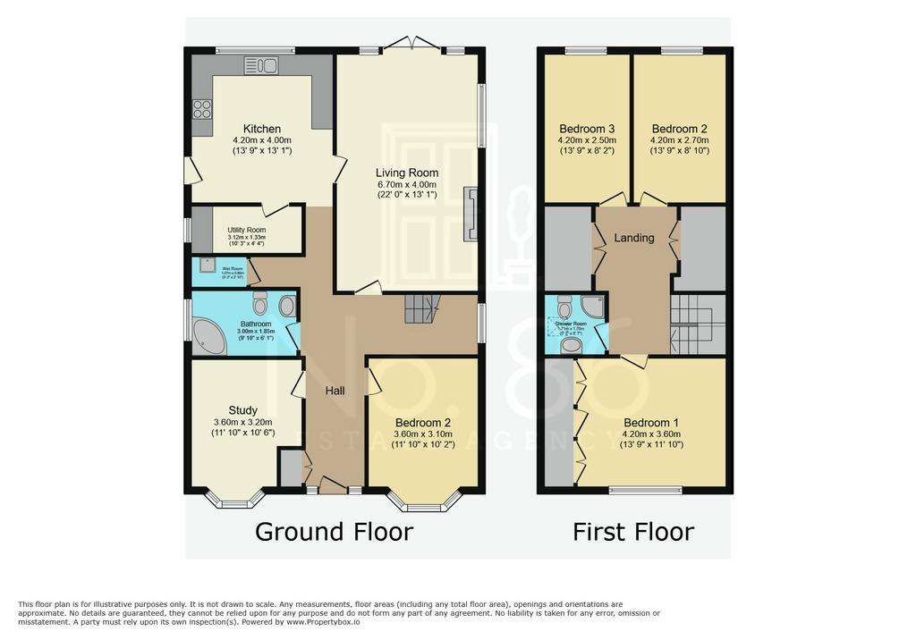 3 bedroom detached house for sale - floorplan