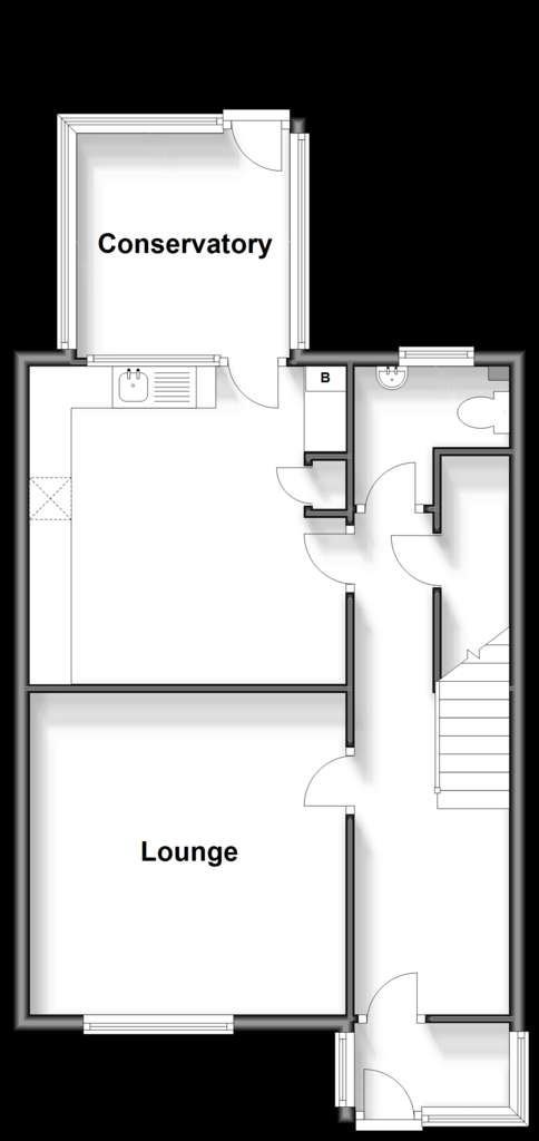 3 bedroom terraced house for sale - floorplan