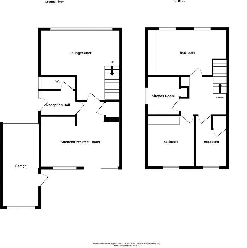 3 bedroom detached house for sale - floorplan