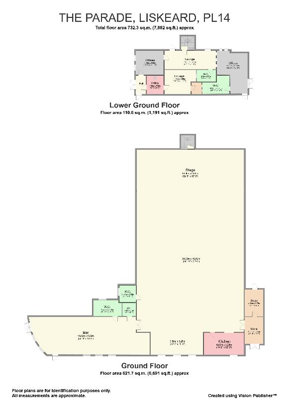 Studio flat for sale - floorplan