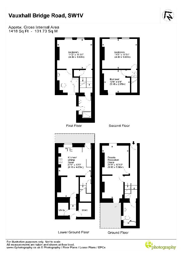 3 bedroom property for sale - floorplan