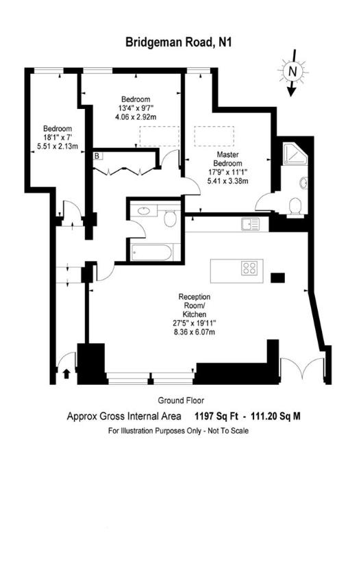 4 bedroom flat for sale - floorplan