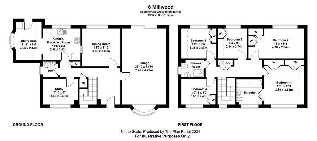 5 bedroom detached house for sale - floorplan