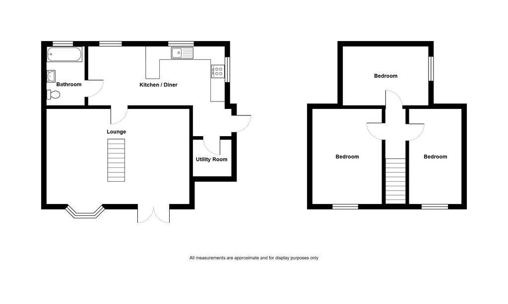 3 bedroom semi-detached house for sale - floorplan