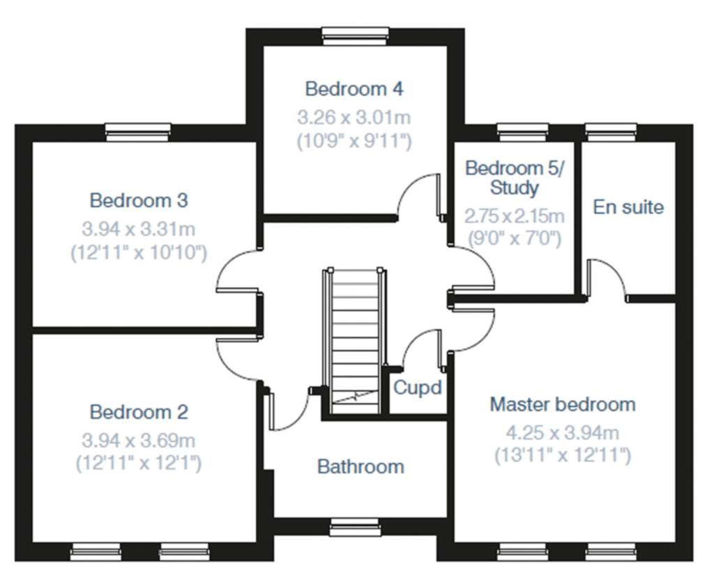 5 bedroom detached house for sale - floorplan