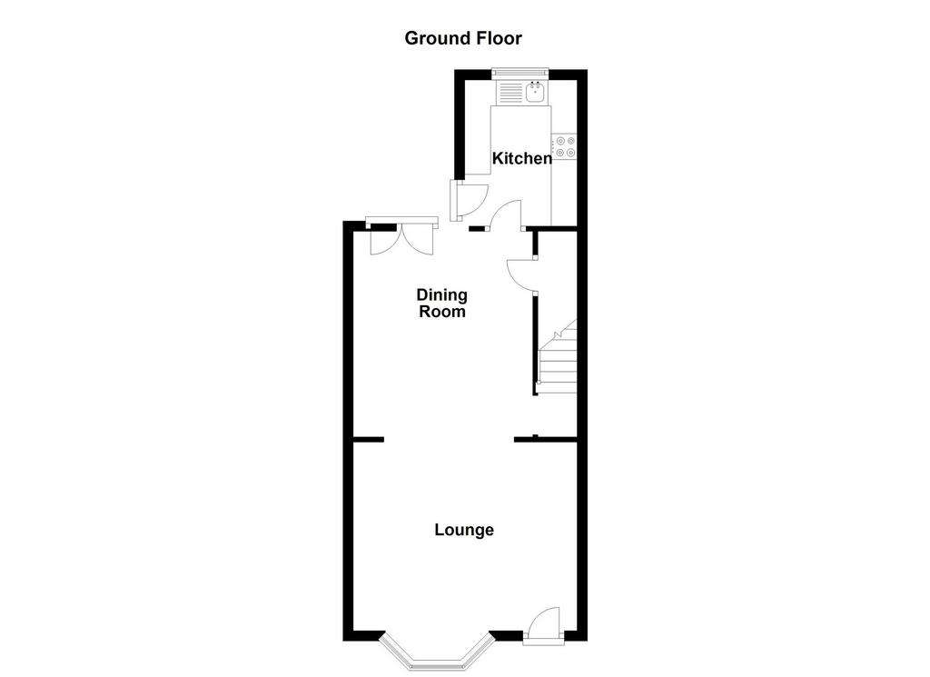 2 bedroom terraced house for sale - floorplan