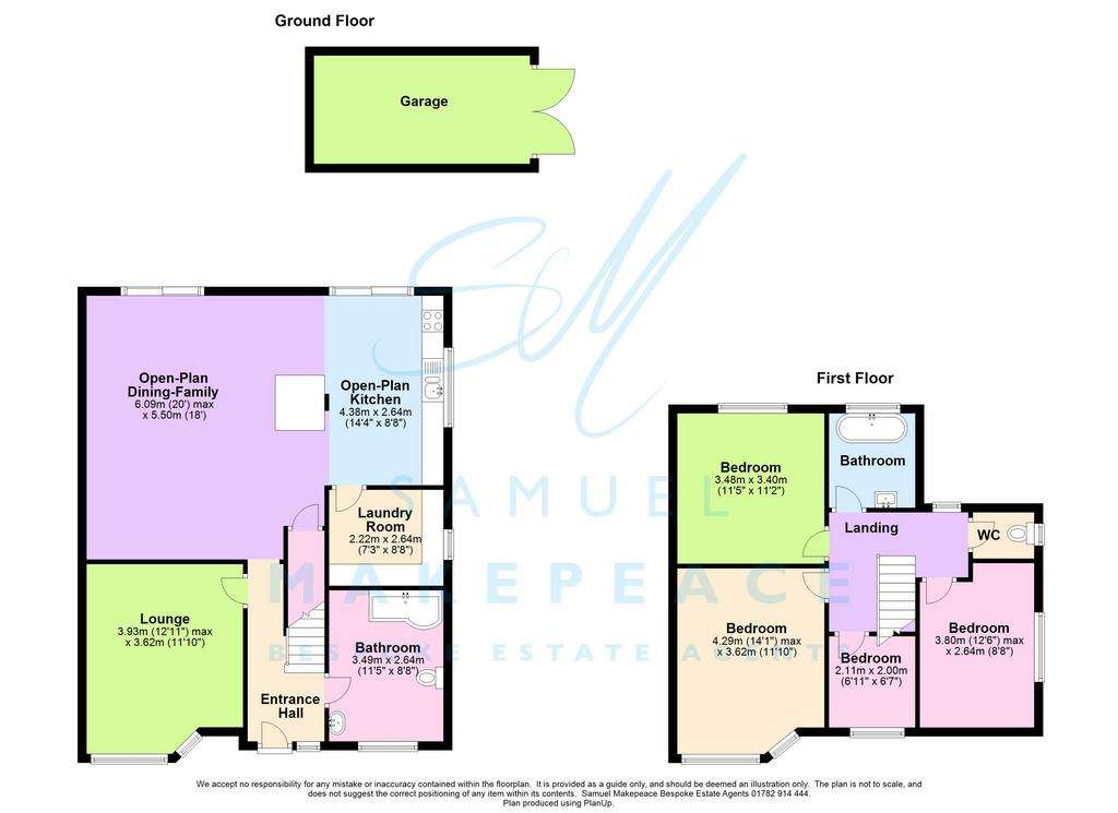 4 bedroom semi-detached house for sale - floorplan