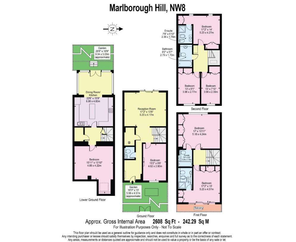 5 bedroom house to rent - floorplan