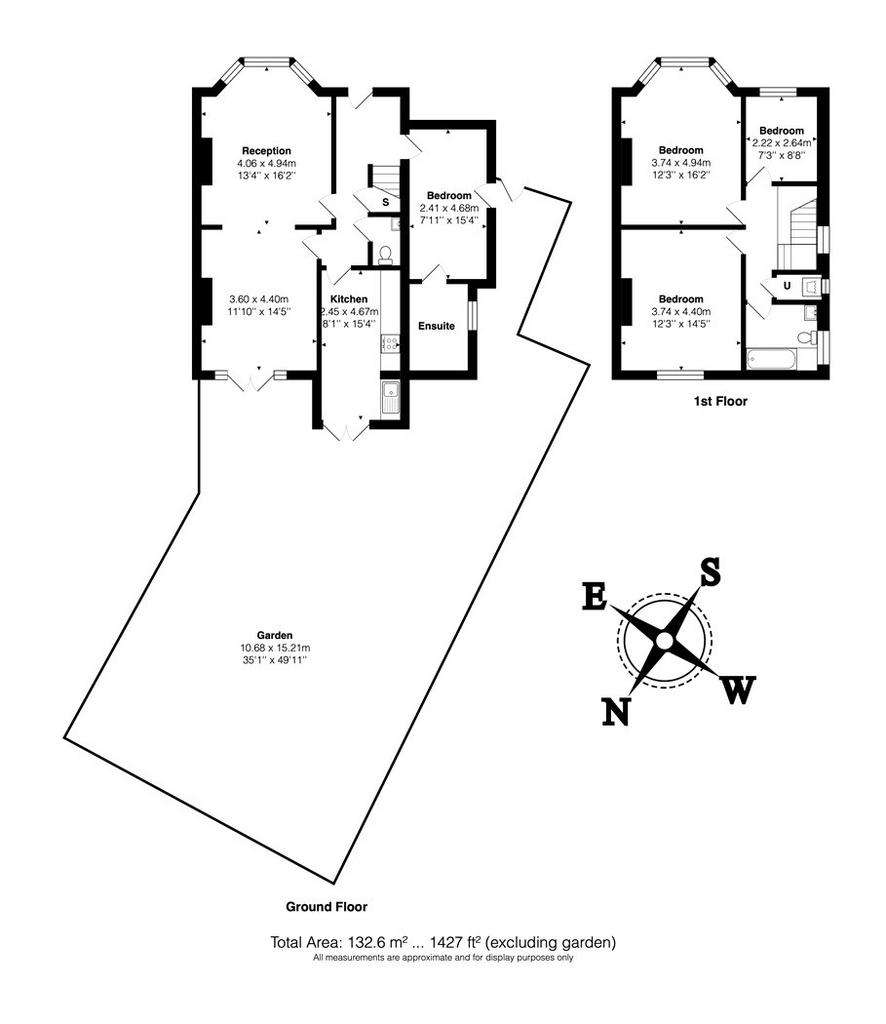 4 bedroom semi-detached house to rent - floorplan