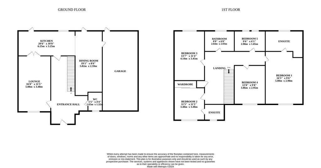 5 bedroom detached house for sale - floorplan