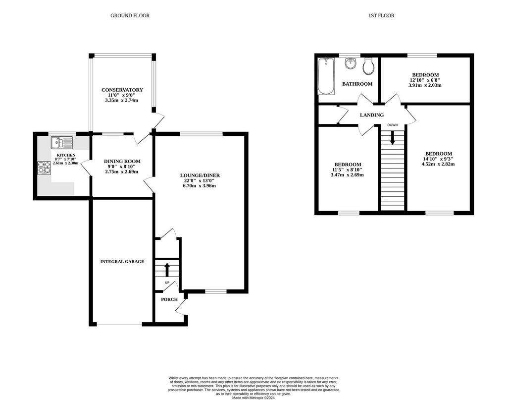 3 bedroom detached house for sale - floorplan