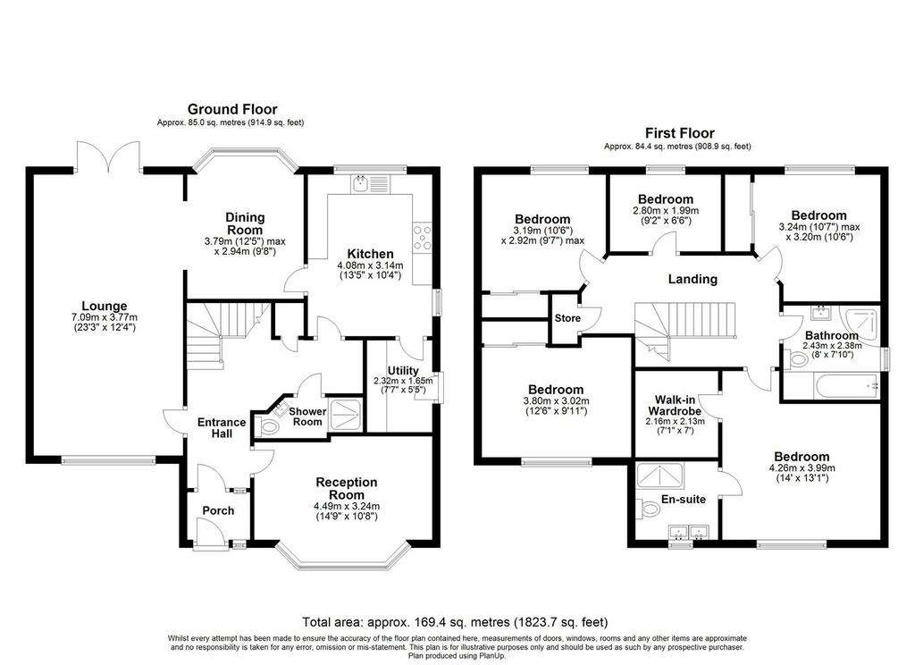 6 bedroom detached house for sale - floorplan