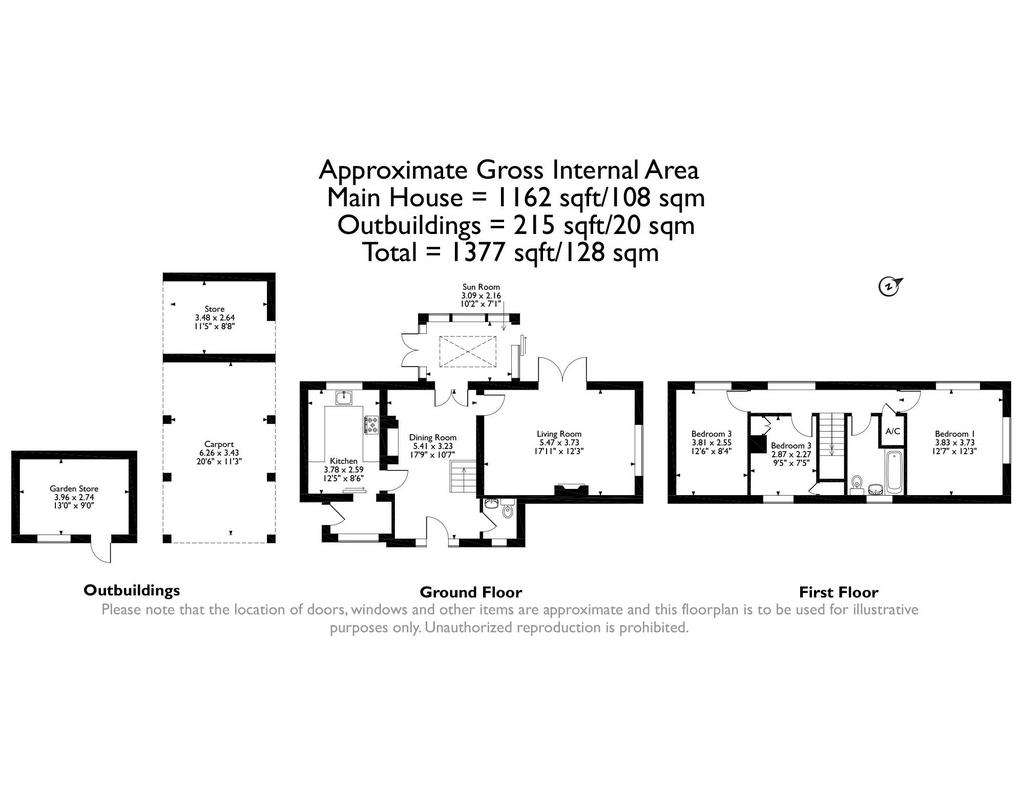 3 bedroom detached house for sale - floorplan