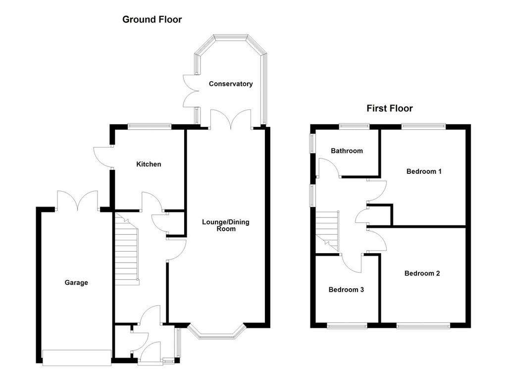 3 bedroom link-detached house for sale - floorplan