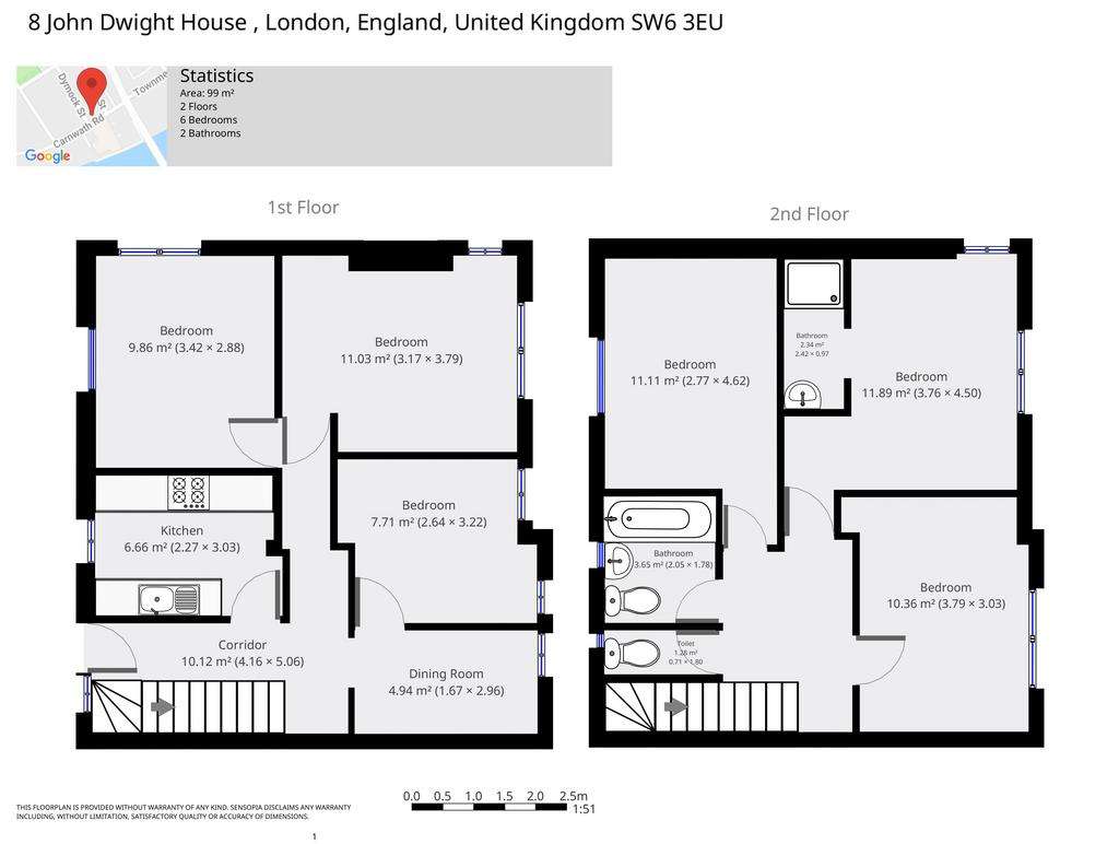 4 bedroom flat to rent - floorplan