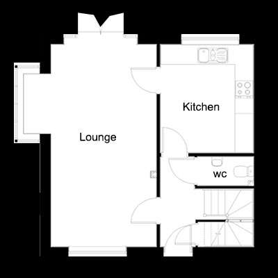 3 bedroom detached house for sale - floorplan