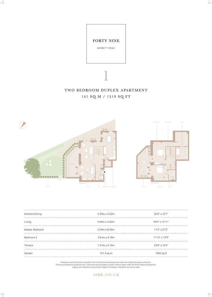 2 bedroom flat for sale - floorplan