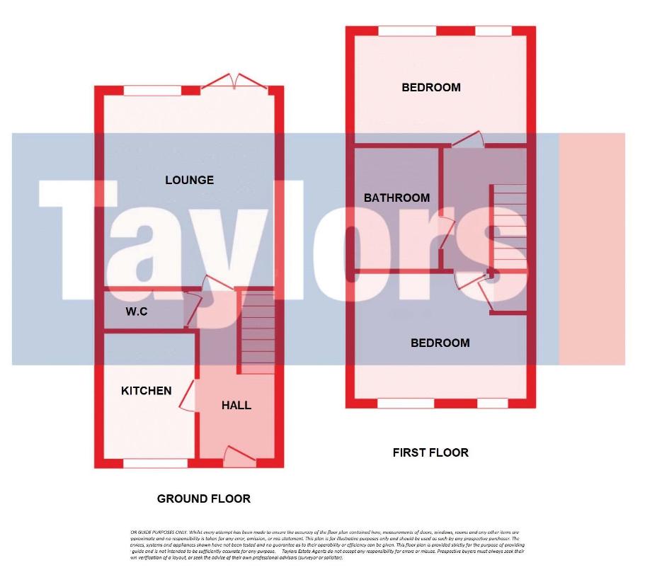 2 bedroom detached house for sale - floorplan