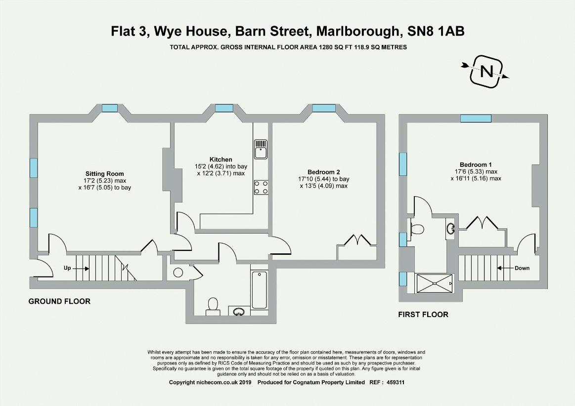 2 bedroom cottage for sale - floorplan