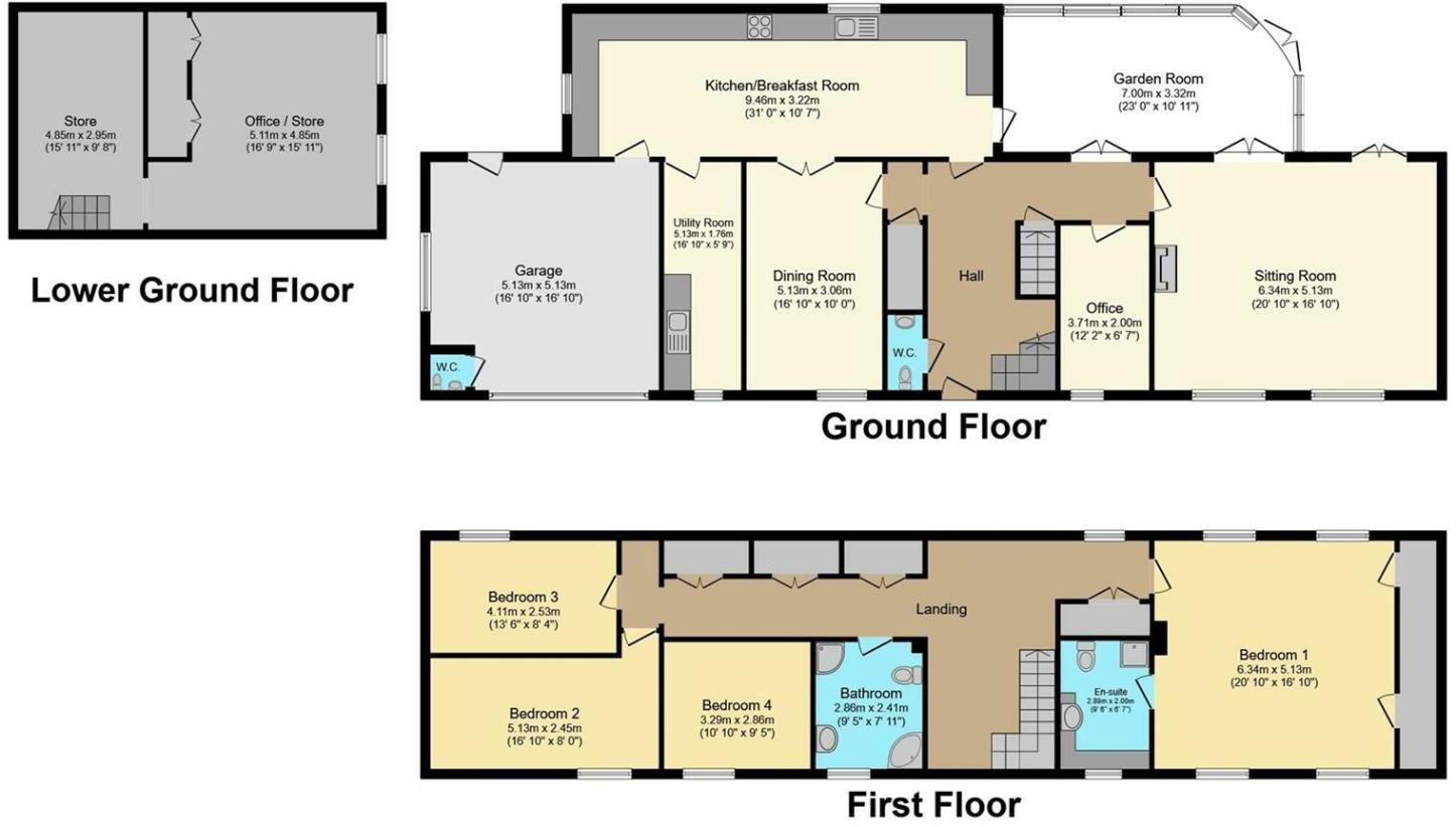 4 bedroom property for sale - floorplan