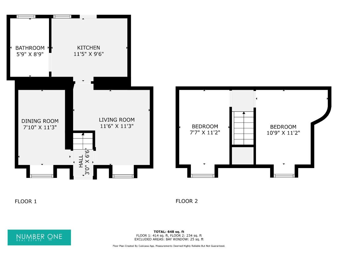 2 bedroom detached house for sale - floorplan