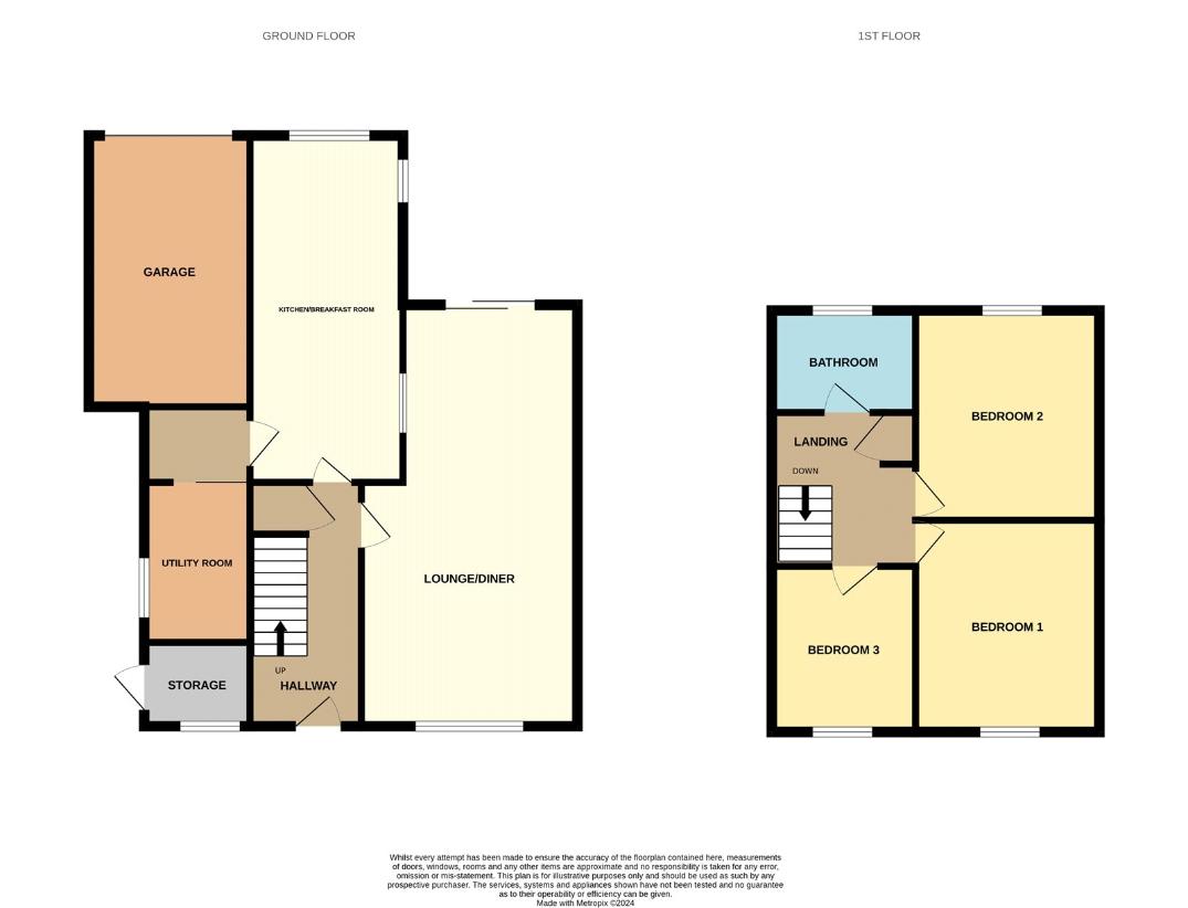 3 bedroom property for sale - floorplan