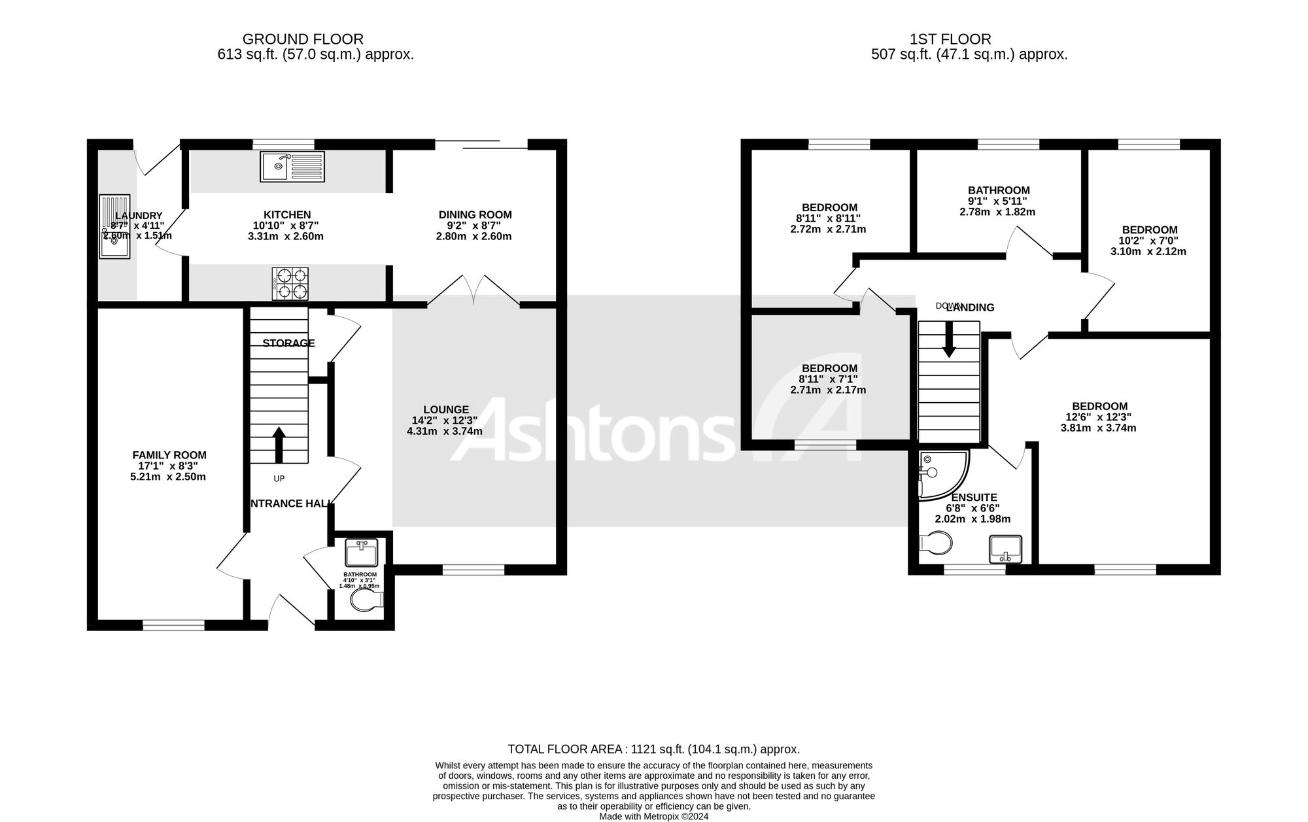 4 bedroom detached house for sale - floorplan