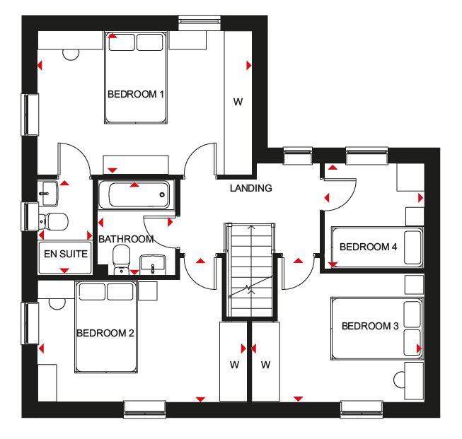 4 bedroom detached house for sale - floorplan