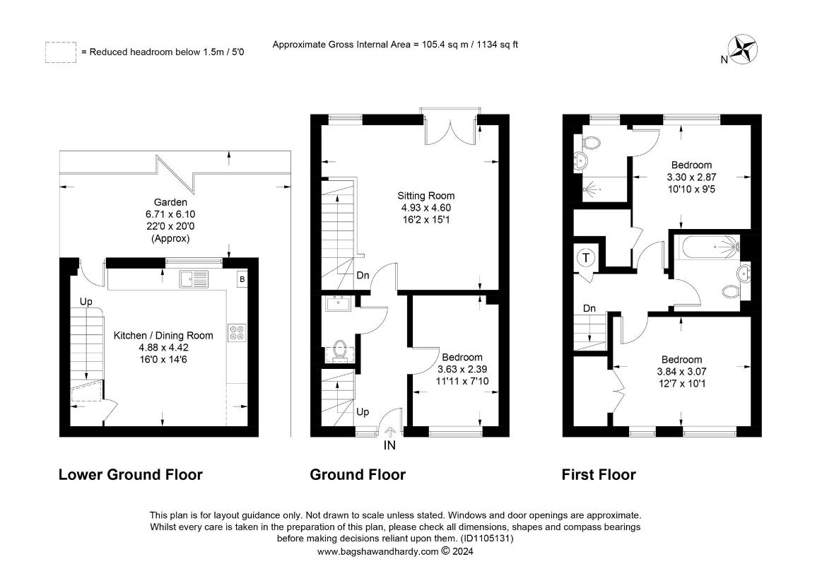 3 bedroom detached house for sale - floorplan