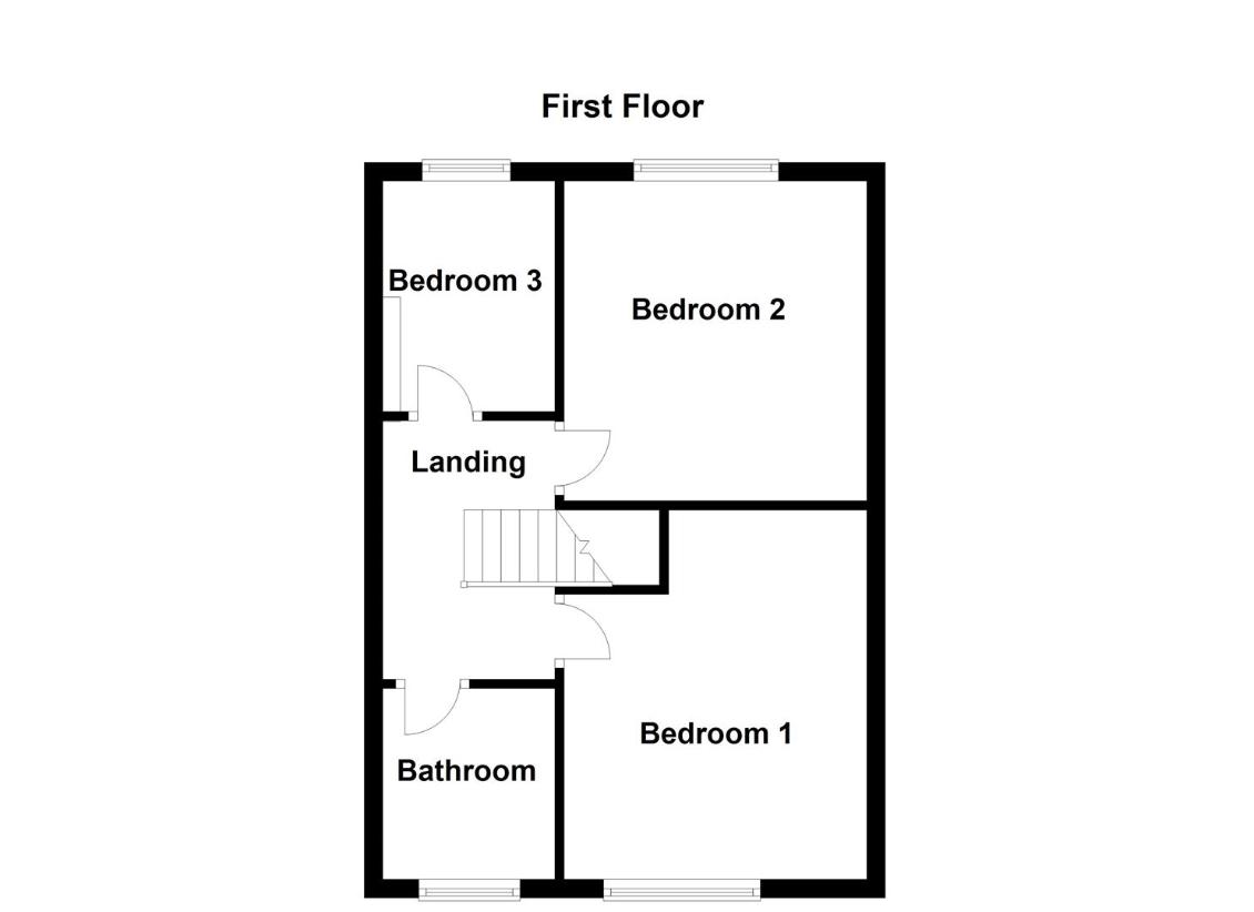 3 bedroom semi-detached house for sale - floorplan