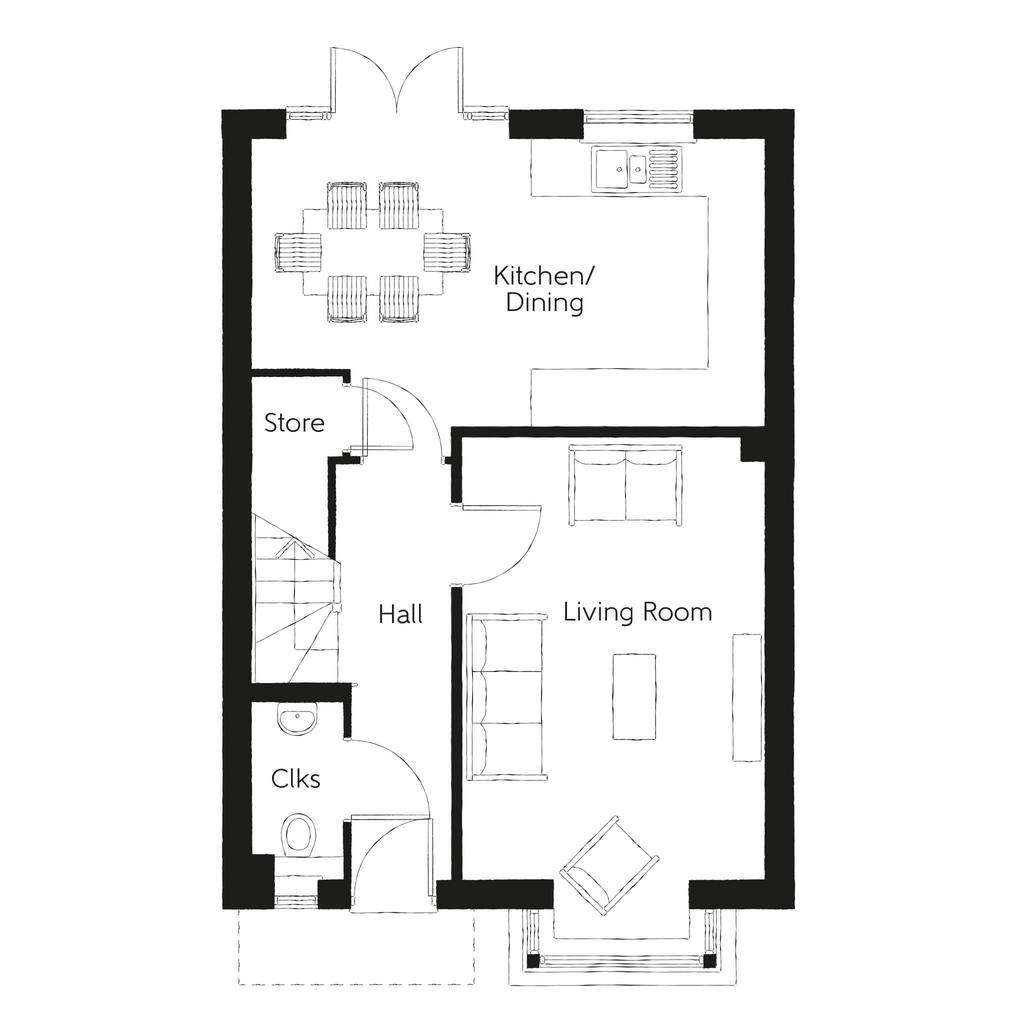 3 bedroom detached house for sale - floorplan