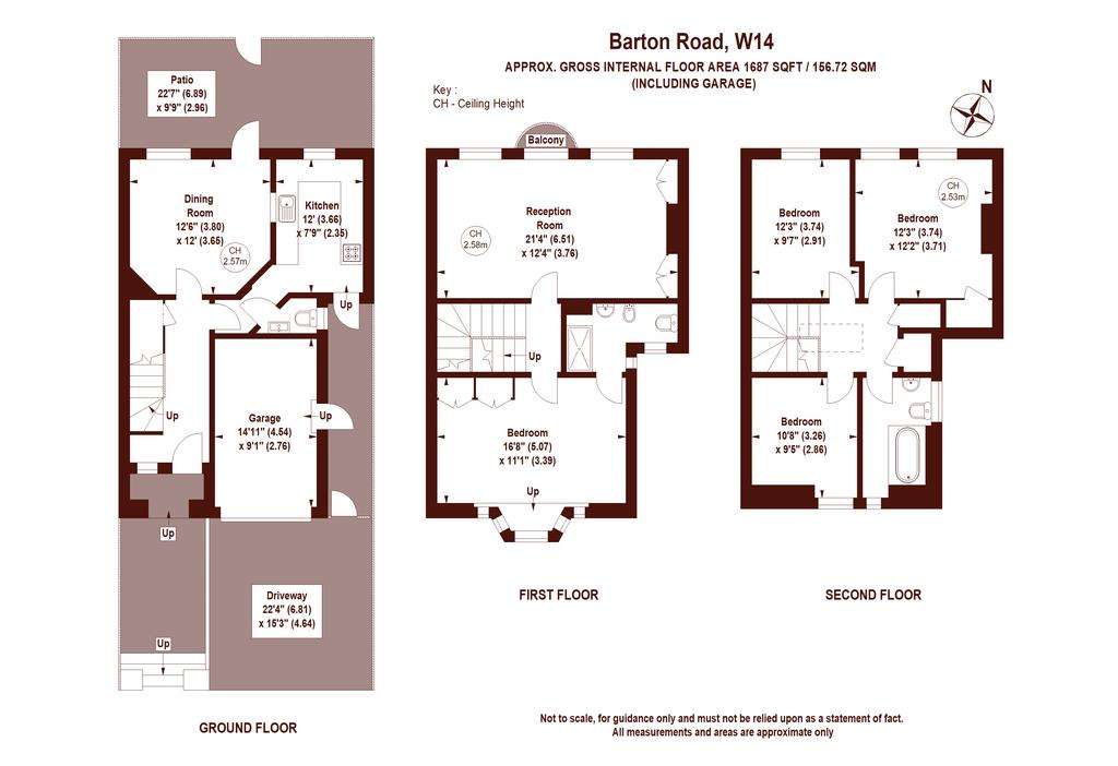 4 bedroom terraced house to rent - floorplan