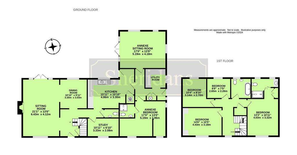 5 bedroom detached house for sale - floorplan