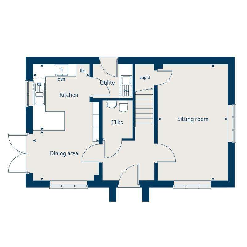 3 bedroom detached house for sale - floorplan