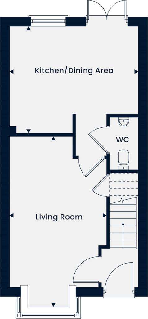 3 bedroom terraced house for sale - floorplan