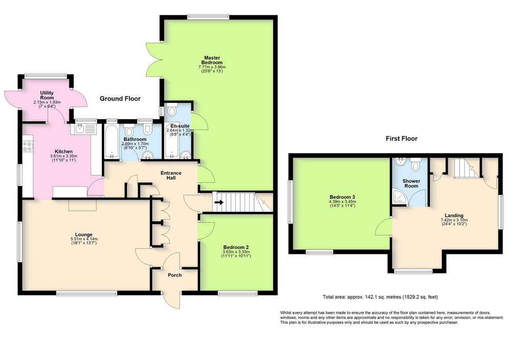 3 bedroom bungalow for sale - floorplan