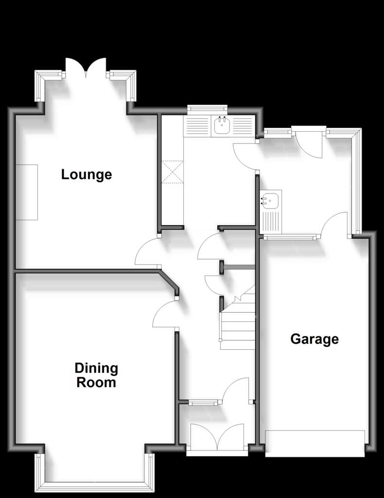 3 bedroom detached house for sale - floorplan