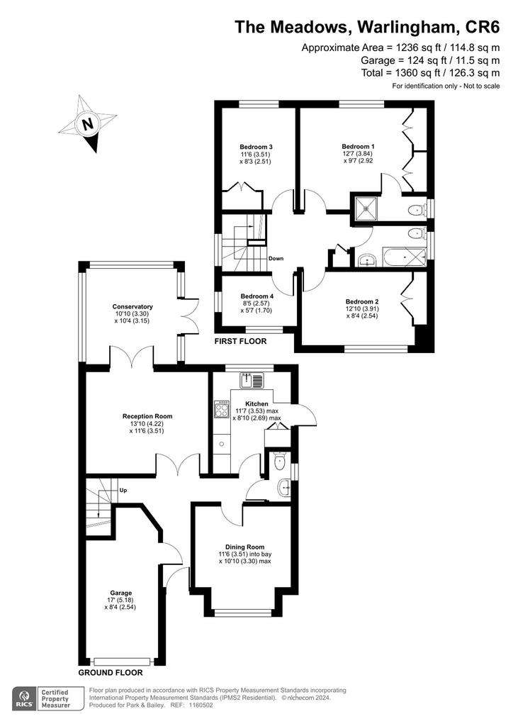 4 bedroom detached house for sale - floorplan