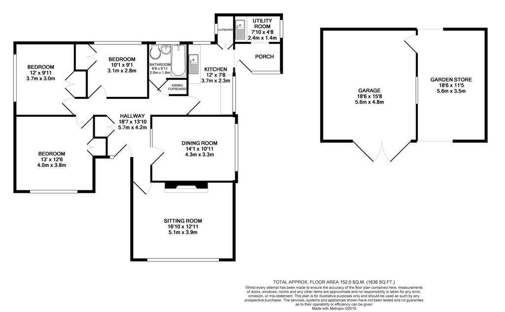 3 bedroom house for sale - floorplan