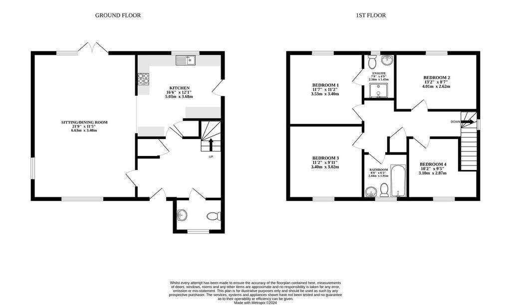 4 bedroom detached house for sale - floorplan