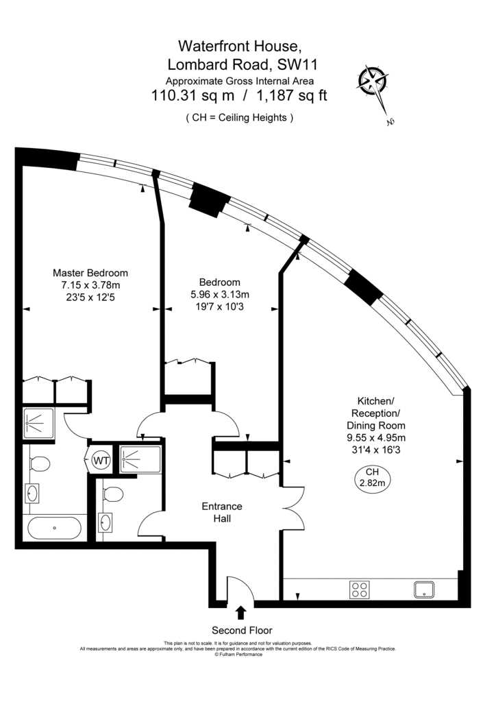 2 bedroom flat for sale - floorplan