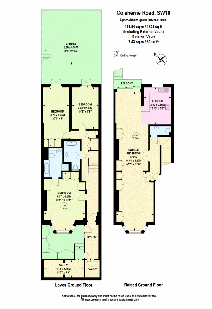 3 bedroom terraced house to rent - floorplan